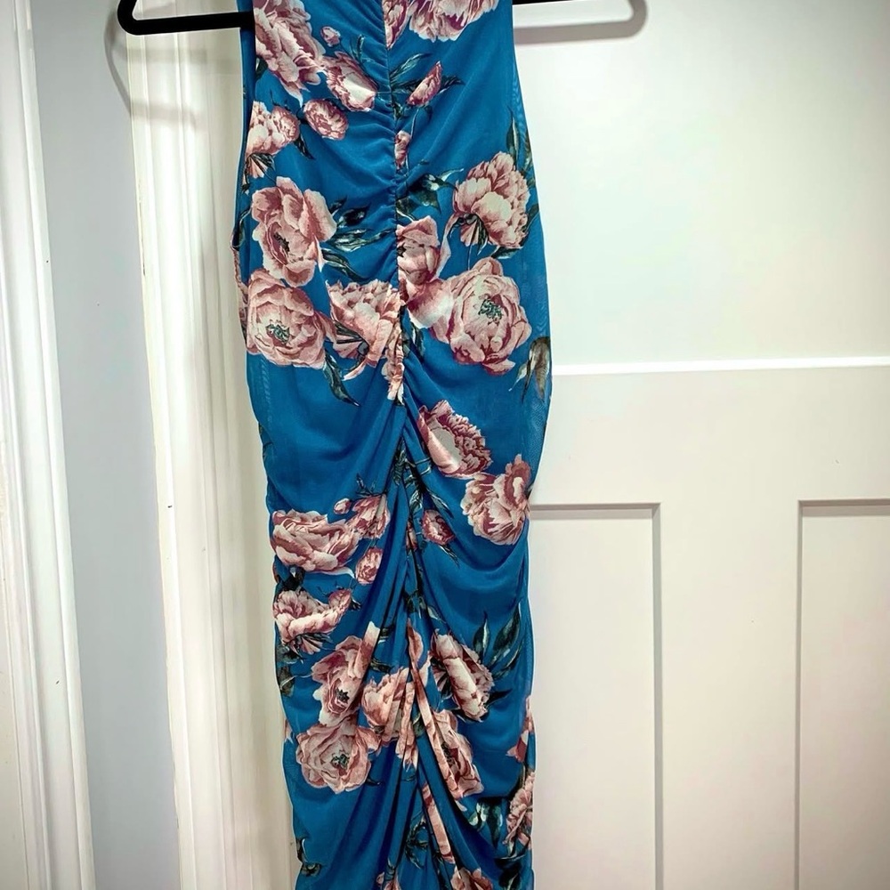Charlotte Russe Blue Floral Dress